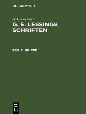 cover image of Briefe